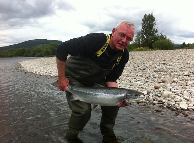 Fly Fishing For Salmon In Scotland