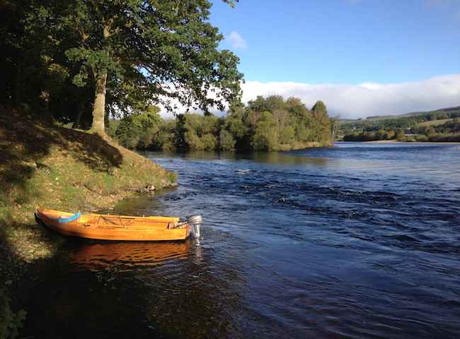 Boat Fishing The River Tay