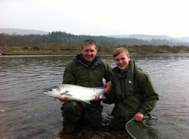 Huge River Tay Salmon