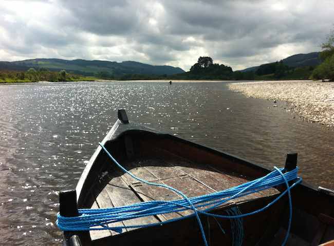 Boat Fishing The River Tay