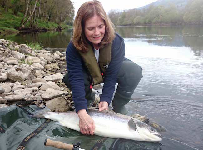 Lady Salmon Fisher Success