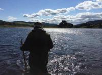 Fishing For Big Salmon On The River Tay 