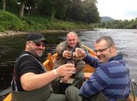 Celebrate Catching A Salmon On The River Tay