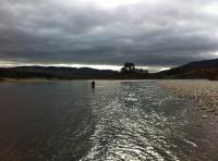Fishing For Big Salmon On The River Tay 
