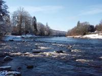 The River Dee In Winter 
