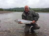 Catching Autumn Salmon On The River Tay 