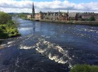 The River Tay In Perth 
