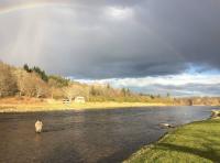 The Scottish Salmon River Scenery 
