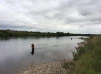 Fishing The River Tay In The Summer 
