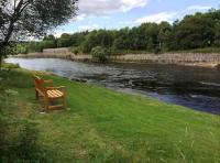 River Fishing For Salmon In Scotland 

