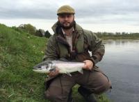 Fishing For A Spring Salmon In Scotland 
