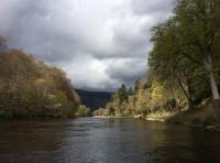 Fishing The River Tay In Scotland 
