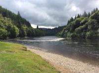 Fishing The River Tay For Salmon 
