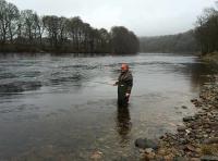 Fishing Scottish Salmon Rivers In Spring 
