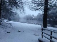 The River Tay In Winter 
