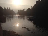 Dawn On The Scottih Salmon Rivers 
