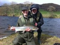 Spring Salmon Fishing On The River Tay 
