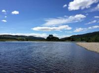 Catching Atlantic Salmon In Scotland 
