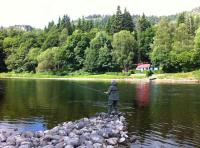 Perfect Scottish Salmon River Fishing