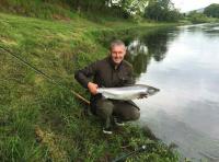 Salmon Fly Fishing On The River Tay
