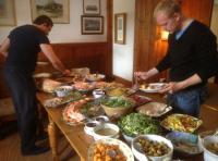 Salmon Fishing Event Buffet