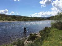 Fishing The River Tay For Salmon