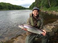 Catching River Tay salmon