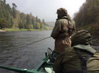 Boat Fishing On The River Tay